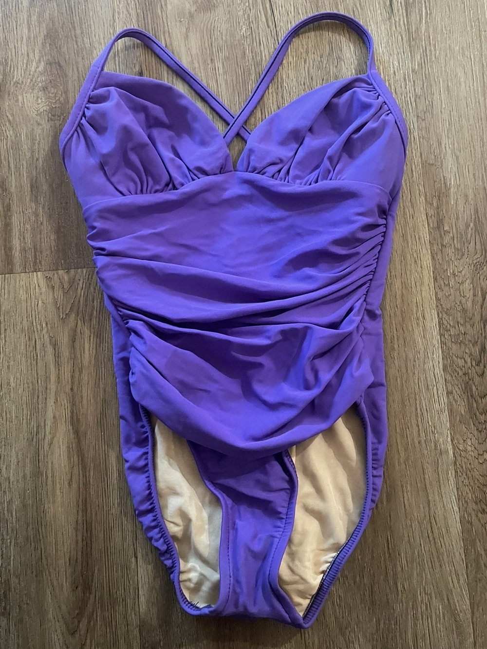 vintage Carol Wior Slimsuit one-piece swimsuit.